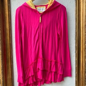 Hot Pink & Yellow Evy’s Tree Hoodie